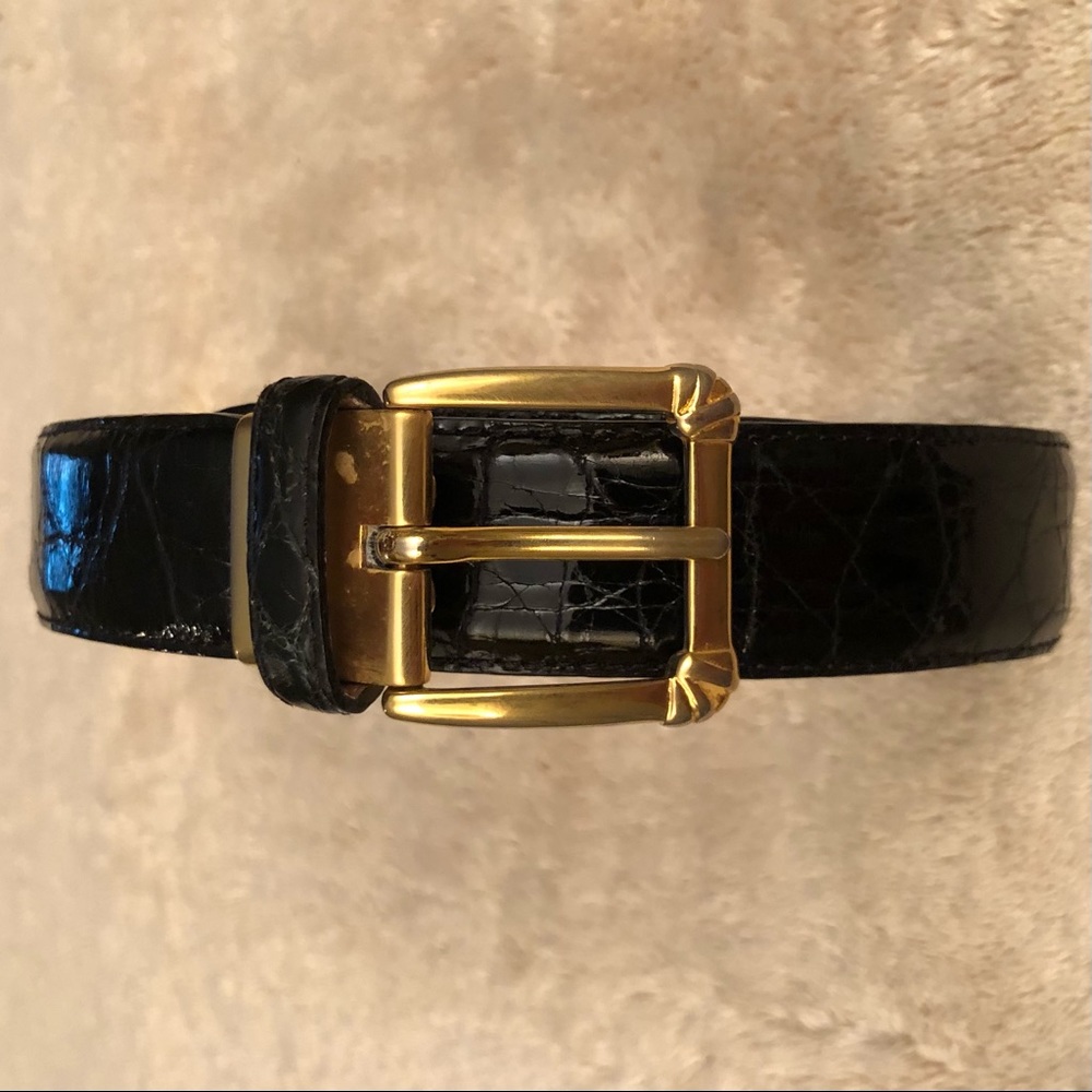 de Vecchi Caiman Crocodile Belt